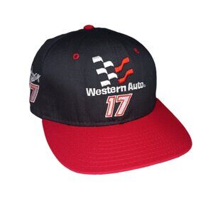 Vintage Western Auto Nascar Mens Hat Cap #17 Darrell Waltrip Adjustable Snapback